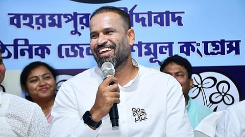 Yusuf Pathan Beats Adhir Ranjan