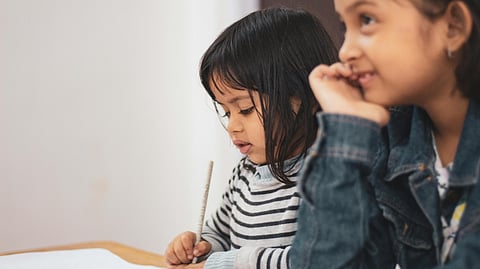 child handling stress