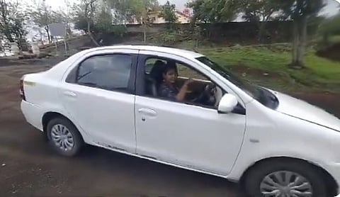 Girl Dies After Car Falls Into Ditch While Filming Reel In Maharashtra