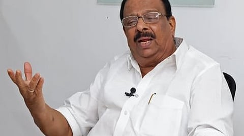 k sudhakaran reaction on kannur bomb blast