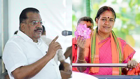 ep jayarajan file defamation case against sobha surendran