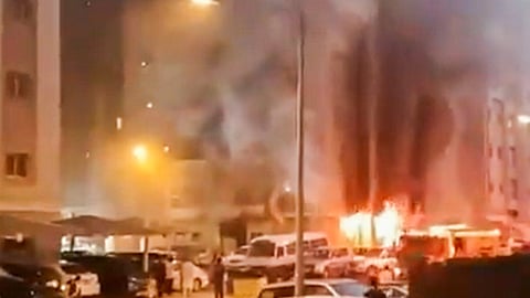 kuwait fire accident