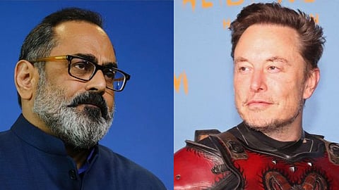 Elon Musk ,Rajeev Chandrasekhar