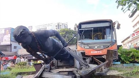 Saktan Tampuran statue will be restored by KSRTC at KSRTC expense