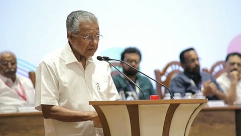 Chief Minister reacted to Veena George's denial of travel permission