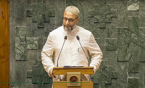 Asaduddin Owaisi says 'Jai Palestine' while taking oath as Lok Sabha MP
