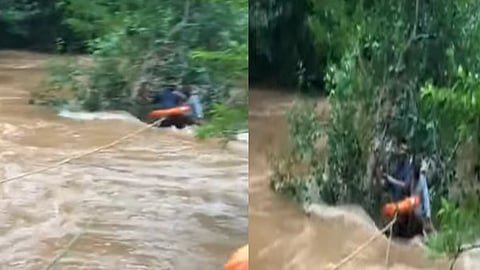 Travel with Google Maps; car fell off the bridge into the river