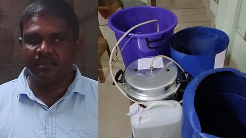 arrack seized from chalakkudy house kitchen