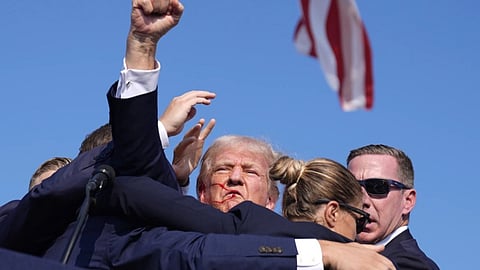Donald Trump rushed off stage after apparent gunfire at rally