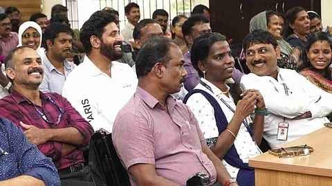 Government employees are happy