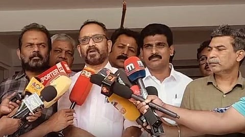 muvatupuzha nirmala-collage issue on k surendran