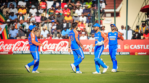 India won by 100 runs against Zimbabwe