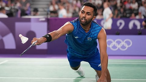 Men's Singles Badminton; Prannoy started with a win