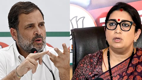 Rahul Gandhi: ‘Stop using derogatory language against Smriti Irani