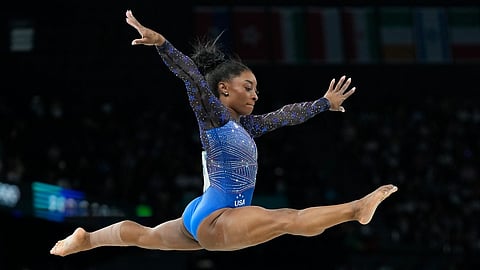Simone Biles sixth Olympic Gold