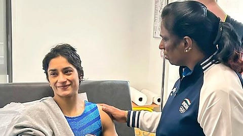 വിനേഷ് ഫോഗട്ടും പിടി ഉഷയും