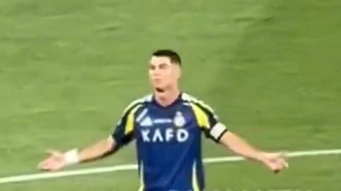 Ronaldo's Alleged Obscene Gesture