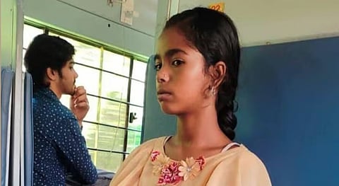 Who were with the 13-year-old girl on the train?