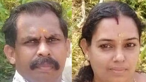 A couple died when a pick-up van hit their scooter