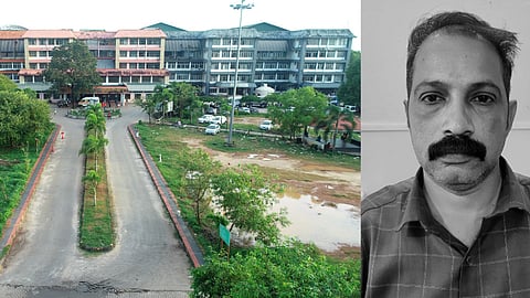 hidden camera in the washroom of Vandanam Medical College Hospital was arrested.