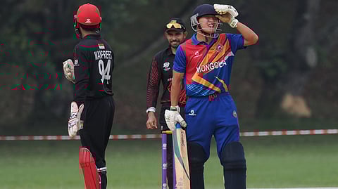 Mongolia joint-lowest T20I total