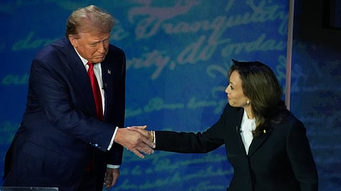 KAMALA HARIS AND TRUMP
