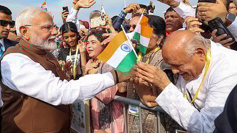 PM greeted by Indian community in Philadelphia