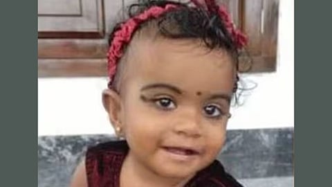 A two-year-old girl died after being hit by a car