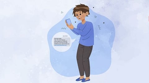 Fake message of KYC update