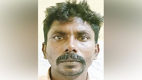 police caught the man