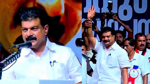 'BJP alliance with CPM in by-elections, 32 days have passed, no action against ADGP' p v anwar says