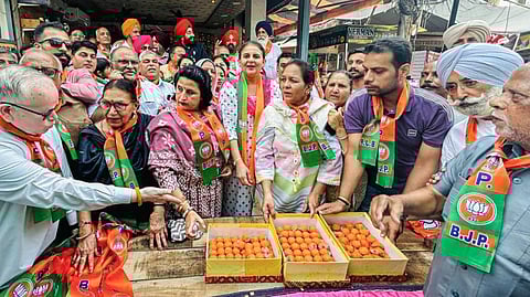 Hat-trick for BJP in Haryana;  Indian alliance in Jammu and Kashmir,