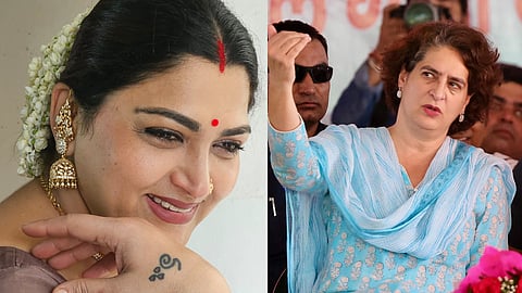 priyanka gandhi and  Khushbu
