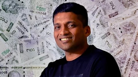 Byju Raveendran amid insolvency crisis