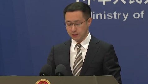 Chinese Foreign Ministry spokesperson Lin Jian