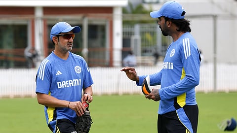 Gautam Gambhir reacts to KL Rahul's poor performance