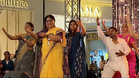 Minister Bindu danced with  differently abled