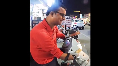 Internet lauds disabled Zomato agent riding bike to deliver orders