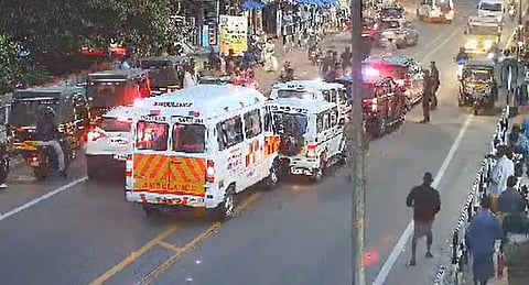 cm pinarayi vijayan accident