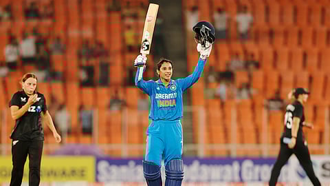 Smriti Mandhana's century Indian women stunning victory