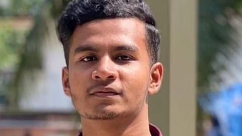 jumped into the river; College student died