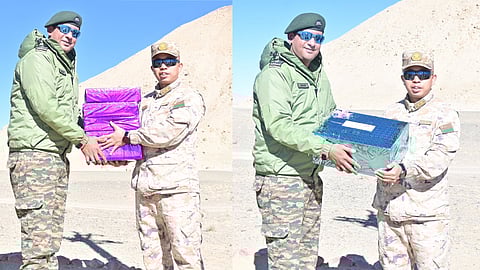 Indian, Chinese troops at LAC exchange Diwali sweets after border disengagement