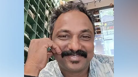 The wild boar hit the bike