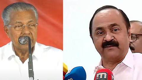pinarayi vijayan, v d satheesan