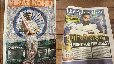 Virat on front page as Aussie newspaper printed in Hindi, Punjabi
