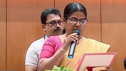 Adv. K Ratnakumari Kannur District Panchayat President