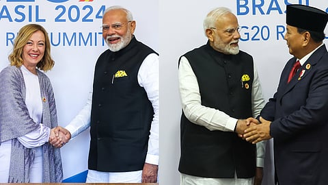 PM Modi meets several world leaders in Brazil, discusses ways to strengthen ties