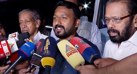 UDF candidate Rahul Mangkootatil was stopped Vennakkara booth