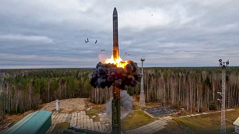 Russia Fires Intercontinental Ballistic Missile At Ukraine