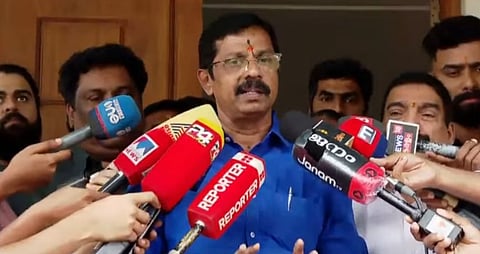 BJP candidate C Krishnakumar reacts to election defeat